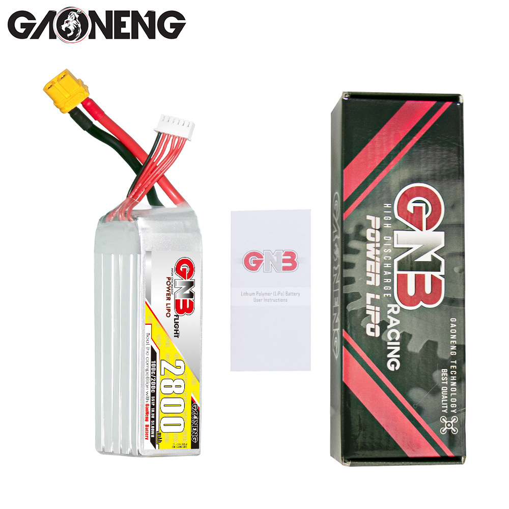 GNB High Energy 2800mAh 5S 18.5V 100C LiPo Battery for RC Car Ship Aircraft FPV - Image 4