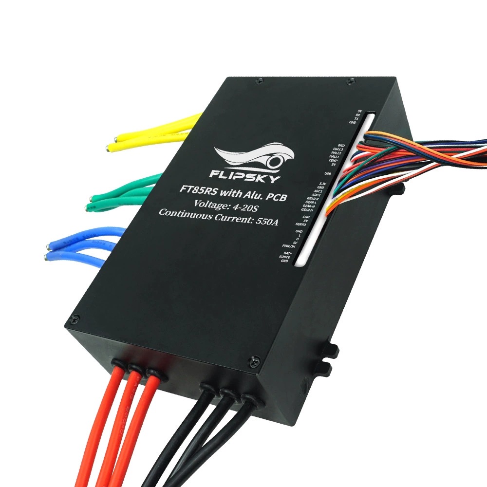 Fliptech Ft85Rs High Current Water Cooled ESC 550A Integrated Switch for Remote Control Boat Surfboard Submarine - Image 5