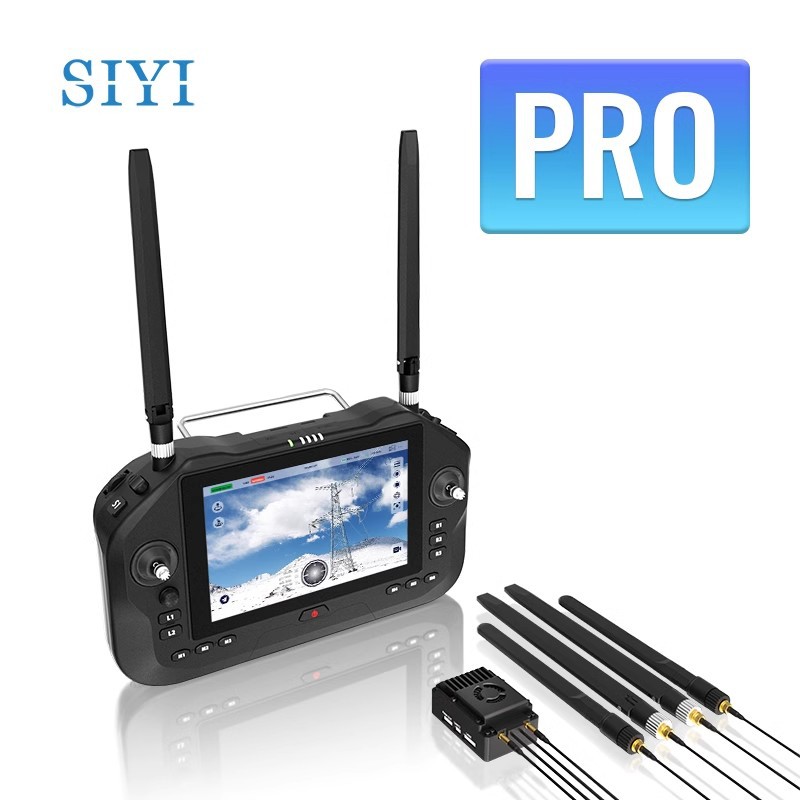 SIYI UniRC 7 Pro Remote Controller Dual Frequency 40KM Handheld Ground Station 7 Inch HD Display - Image 3
