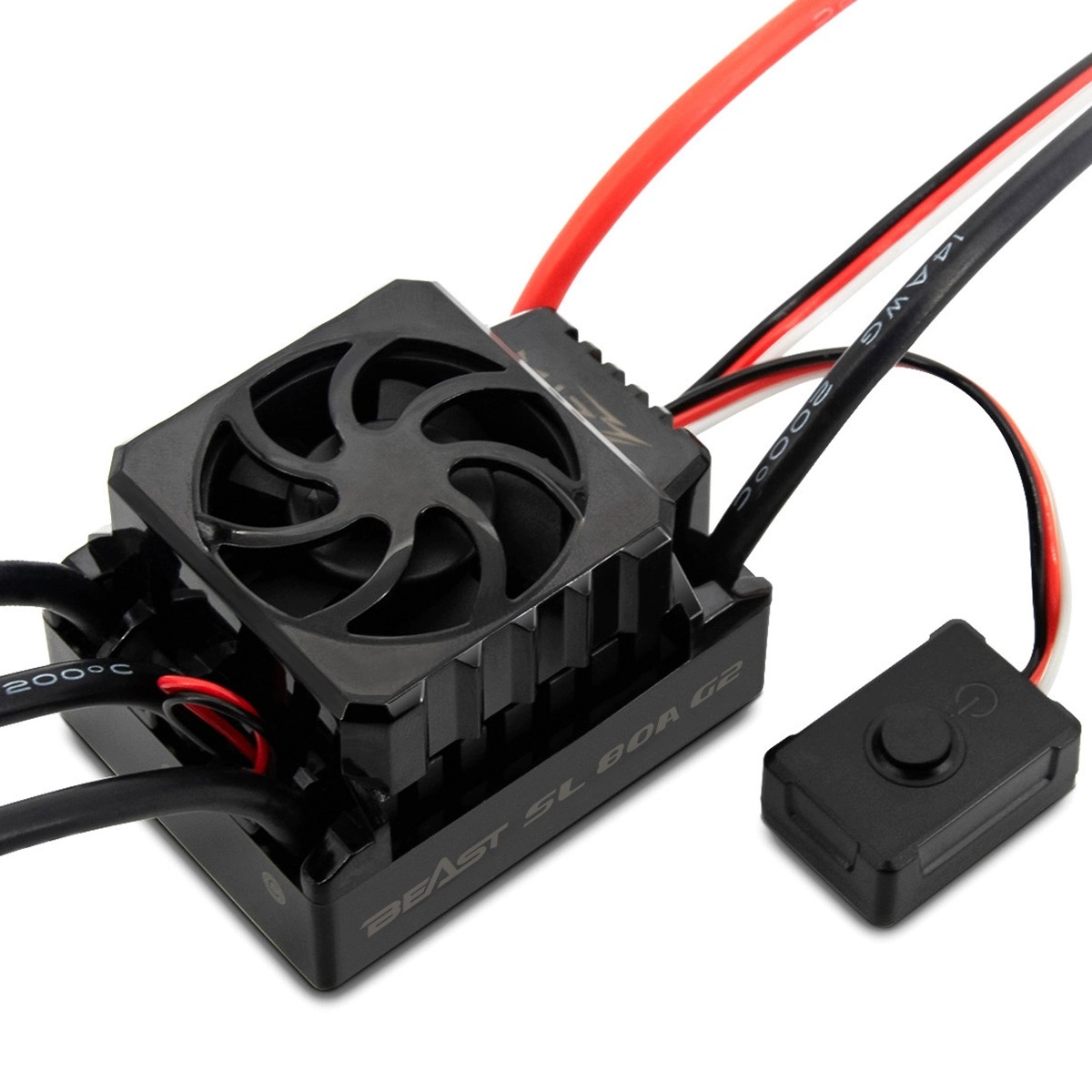 Zhongtewei Warcraft G2 80A Brushless ESC 3660 Sensorless Motor 1/10 RC Car RTR Set - Image 2