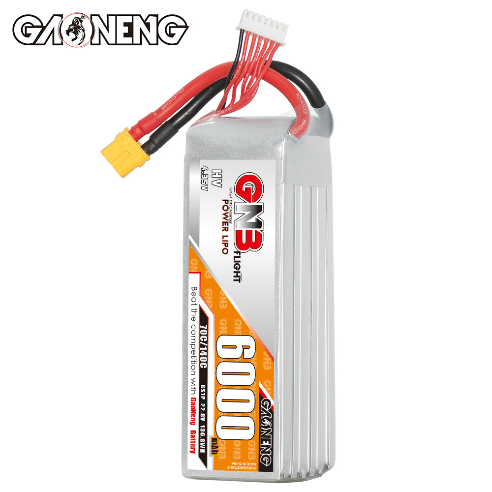 GNB High Energy 6000mAh 6S 22.8V 70C LiHV Battery for RC Drone Helicopter Model Aircraft Toy - Image 5