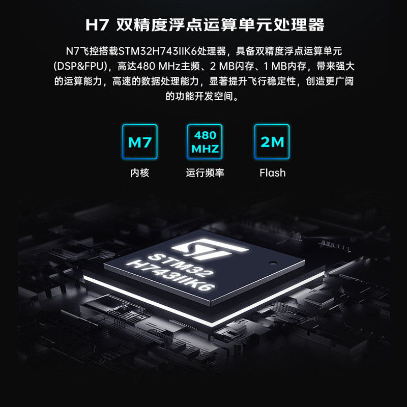 Контроллер полета Siyi N7 – система управления с открытым исходным кодом Pixhawk, совместимая с PX4 и ArduPilot, с GPS - Image 4