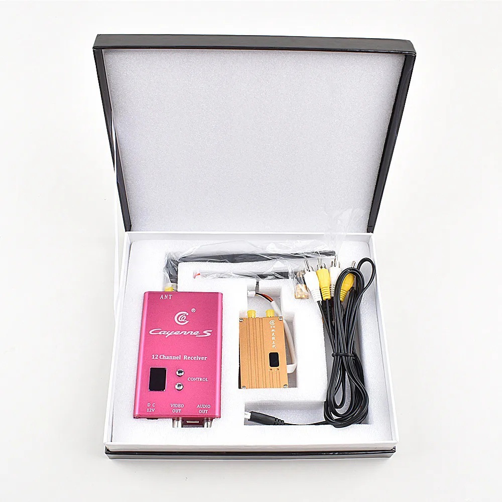 1.2GHz 8W VTX Long Range Wireless Video Transmitter Receiver Suit 8 Channel FPV System - Image 5