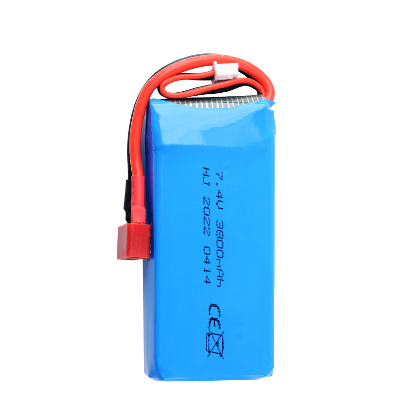 Weili 144001 124017 12428 124019 RC Car Lipo Battery 7.4V 3800mAh Upgrade - Image 2