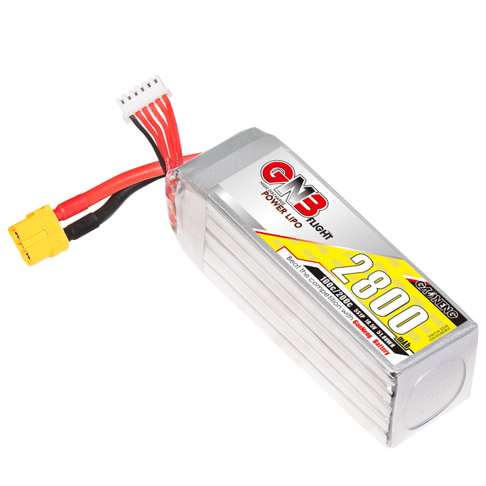 GNB High Energy 2800mAh 5S 18.5V 100C LiPo Battery for RC Car Ship Aircraft FPV - Image 3