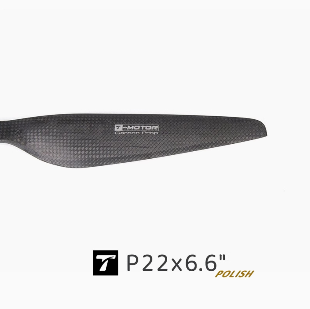 T Motor P22x66 Polished Carbon Fiber Propeller Multirotor Drone Universal Integrated - Image 4