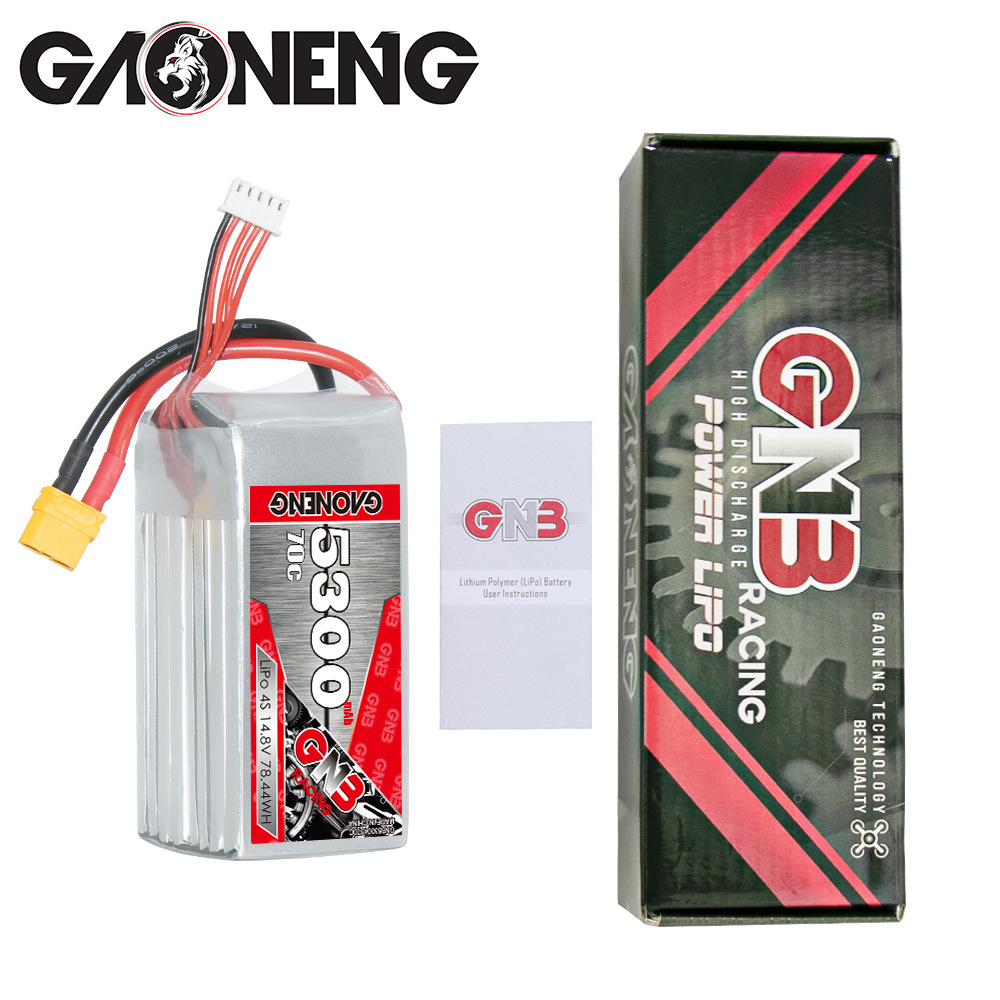 GNB 5300mAh 4S 14,8 V 70C Hochleistungs-Lipo-Akku für RC-Autos, Boote, Flugzeuge und Roboter-Modelle - Image 4