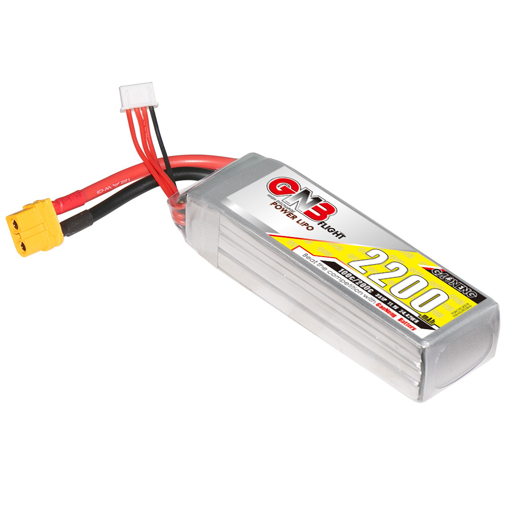GNB 2200mAh 3S 11.1V 100C GAONENG LiPo-Akku für RC-Autos, Schiffsmodelle und Flugzeugmodelle - Image 3