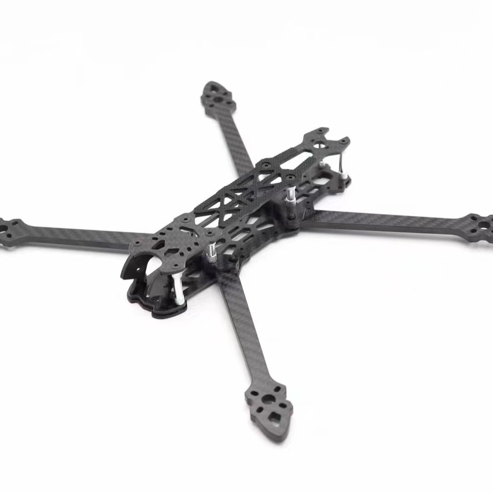 FPV Drone Quadcopter Frame Kit Carbon Fiber 5 6 7 8 9 10 Inch with Camera Antenna Mount - Image 5
