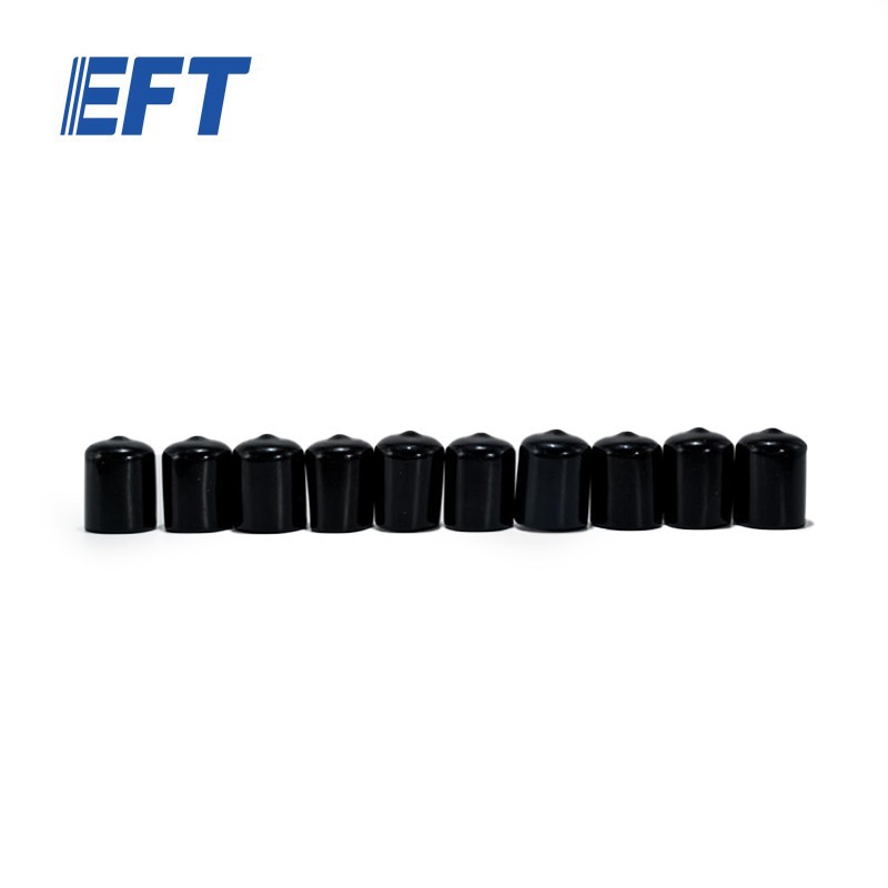 EFT Wing Fly Spezial-Rohrstopfen – Platinfarben, 20 Stück aus Gummi für 10 mm Aluminiumrohre, Modell E416P und E616P - Image 3