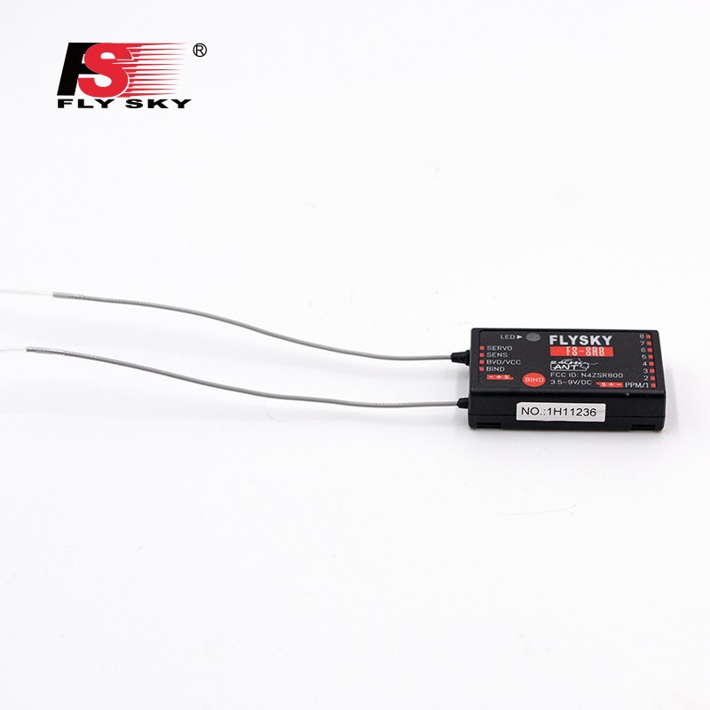 FLYSKY SR8 Receiver ANT Protocol 8 Channel Dual Antenna Bi-directional Receiving - Image 3