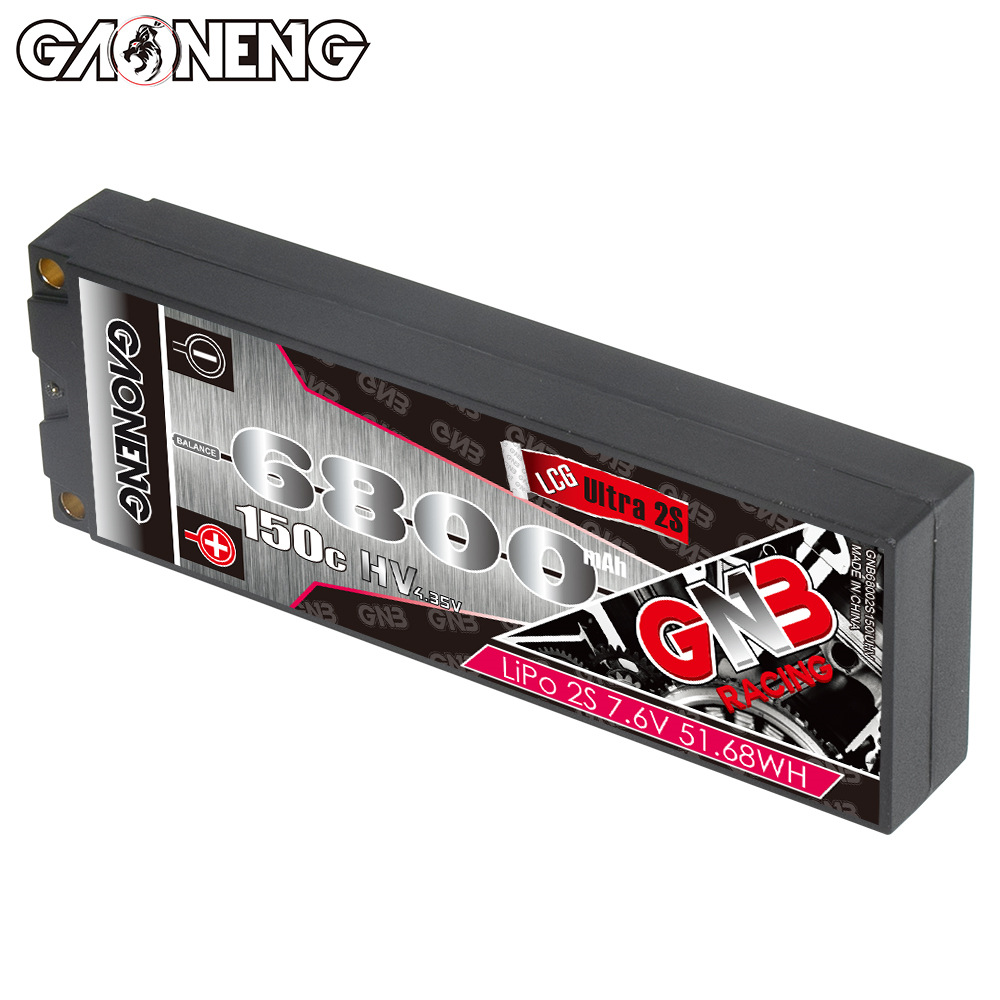 Аккумулятор GNB High Energy 6800 мАч, 2S, 7,6 В, 150°C, в жестком корпусе для RC-автомобилей масштаба 1:10 - Image 5