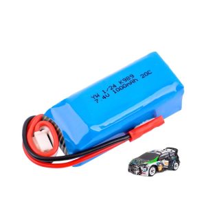 74V 1000mAh 2S LiPo Battery JST Connector for Weili K989 Remote Control Car Aircraft Ship Model