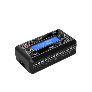 Зарядное устройство Up S6Ac на 3,7 В и 3,8 В для одноэлементных аккумуляторов LiPo/LiHV с адаптером питания 12 В для FPV-дронов и радиоуправляемых моделей