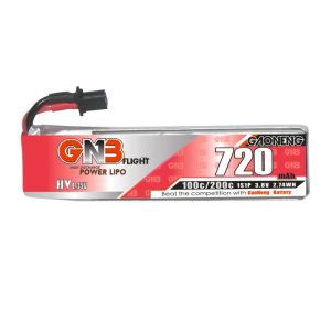 Аккумуляторы GNB High Energy на 720 мАч, 1S, 3,8 В, 100°C, серии HV A30 – набор из 6 штук для квадрокоптеров FPV