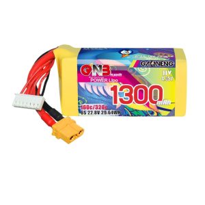 GNB High Energy 1300mAh 6S 22 8V 160C FPV Traversing Lightweight Lipo Battery HV