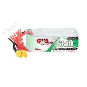 High Energy GNB 350mAh 6S 22V 70C HV Mini FPV Drone Lithium Ion Battery GNB3506S70AHV