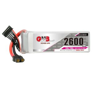 Аккумулятор LiPo GNB High Energy на 2600 мАч, 6S, 22,2 В, 120°C для моделей дронов и вертолетов