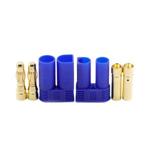 Amass EC5 M F Gold Plated Bullet Connectors 5mm High Current 100A for RC Lipo Battery