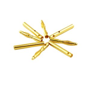 Amass Aimes GC2010 M F 2.0MM vergoldete Bananenstecker in Blumenform – Testverbindung für RC-Modelle, UAVs, Motoren und ESCs