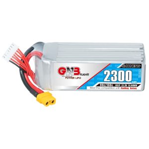 Аккумулятор GNB на 2300 мАч, 6S, 22,2 В, 80°C – высокоэнергетический LiPo для моделей автомобилей, кораблей и самолетов