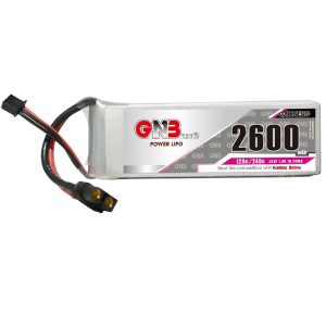 GNB High Energy 2600mAh 2S 7.4V 120C RC Model FPV Lithium Battery