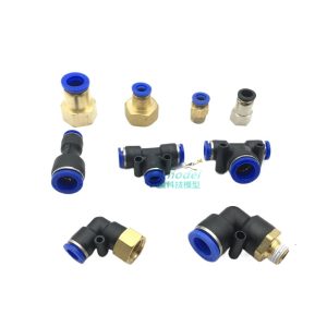 Agricultural Plant Protection UAV T Type Y Type Tee 6mm 8mm Water Pipe Pneumatic Adapter Water Pump Straight Elbow Fitting