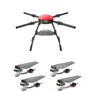 إطار طائرة بدون طيار من EFT E416P باللون الأبيض، رباعية المحاور، تحمل حمولة تصل إلى 16 كجم، مع لوحة للبطارية، مثالية للتدريب والزراعة