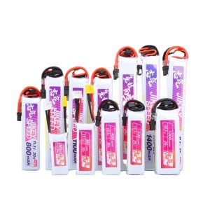 Zhqi 3S 11.1V 1400mAh 30C Lithium Polymer Battery XT30 Connector for FPV Transmitter Water Bomb Toys