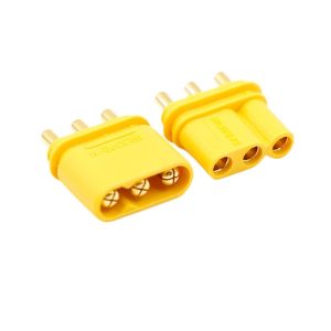 Amass MR30PB M F Safety Three Hole Connector for Model Aircraft Power Battery