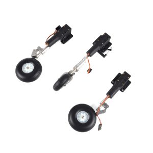 Model Aircraft Landing Gear Front Three Point Electronic Retraction Vibration Avoidance with Wheels 172mm