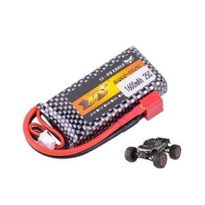 Xinlehong 9125 RC Car 7.4V 1600mAh 25C 2S Lipo Battery Pack