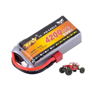 Eagle King 11.1V 4200mAh 25C 4S Lithium Battery for RC Car Model Axial Capra Goat