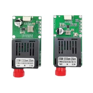 Drone Fiber Optic Module CVBS Video Plus TTL Optical Transceiver Aerial Ground End