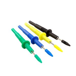 Amass 2mm Diameter Probe Stainless Steel Test Pen 4mm Banana Socket 20156