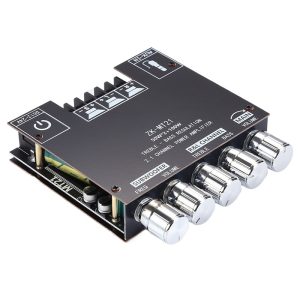 ZkMt21 21 Channel Bluetooth Digital Amplifier Module 50W 2 100W High Low Tone Super Bass Audio Board
