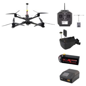 10inch FPV Racing Drone Model Kit 6 Piece Set 3kg Payload Capacity 58G3W Image Transmission ELRS915