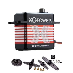 Metal Servo 75kg High Torque Brushless XQBLS8175D 8V Stall Protection for Large Scale RC Car Boat Robot FPV