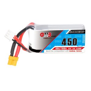 GNB High Energy 450mAh 2S 7,4V 80C LiPo-Akku für FPV-Flugzeuge