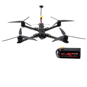 10 Inch FPV Racing Drone RTF Set 6S 10000mAh Battery 5.8G 3W VTX 3kg Load 10km Range