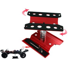 1 10 Model Car Repair Station Display Stand Rotatable Height Adjustable TRX4 SCX10 D90