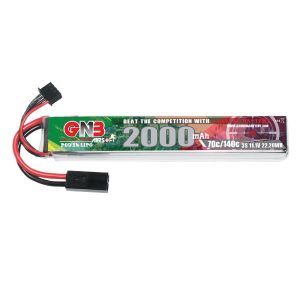 Аккумулятор GNB High Energy на 2000 мАч, 3S, 11.1 В, 70 C для FPV-дронов и RC-игрушек GNB20003S70G