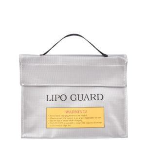 FPV Lipo Battery Explosion Proof Bag Flame Retardant Storage Pouch High Temperature Resistant 23x20x5.5CM
