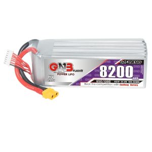 Аккумулятор GNB High Energy на 8200 мАч, 6S, 22,8 В, 65°C для квадрокоптеров FPV и радиоуправляемых аппаратов