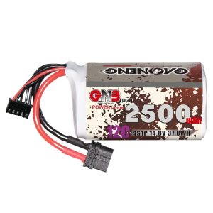 بطارية GNB لدرونات FPV، سعة 2500 مللي أمبير/ساعة، 4 خلايا، 14.8 فولت، 12 سي، من الليثيوم أيون، نوع 18650