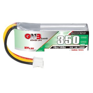 GNB 350mAh 2S 7.6V 70C Gaoneng LiPo Battery for 1 28 Mosquito Car