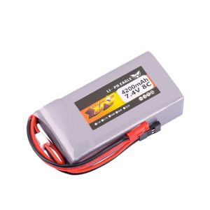 Eagle King 7.4V 4200mAh 8C Lithium Battery 2S for RC Drones Toys with Futaba JST Connector