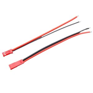 JST SM Tamiya 51005 Small White Head Battery Plug Terminal Block 2P 22AWG Silicone Wire