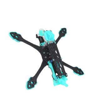Mak5 Carbon Fiber Crossing Rack 5 inch FPV Racing Drone Frame Kit with TPU Parts Green