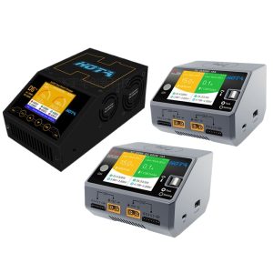 Умный двухканальный зарядное устройство Hota D6 Pro мощностью 650 Вт для литиевых аккумуляторов RC-автомобилей, лодок и дронов